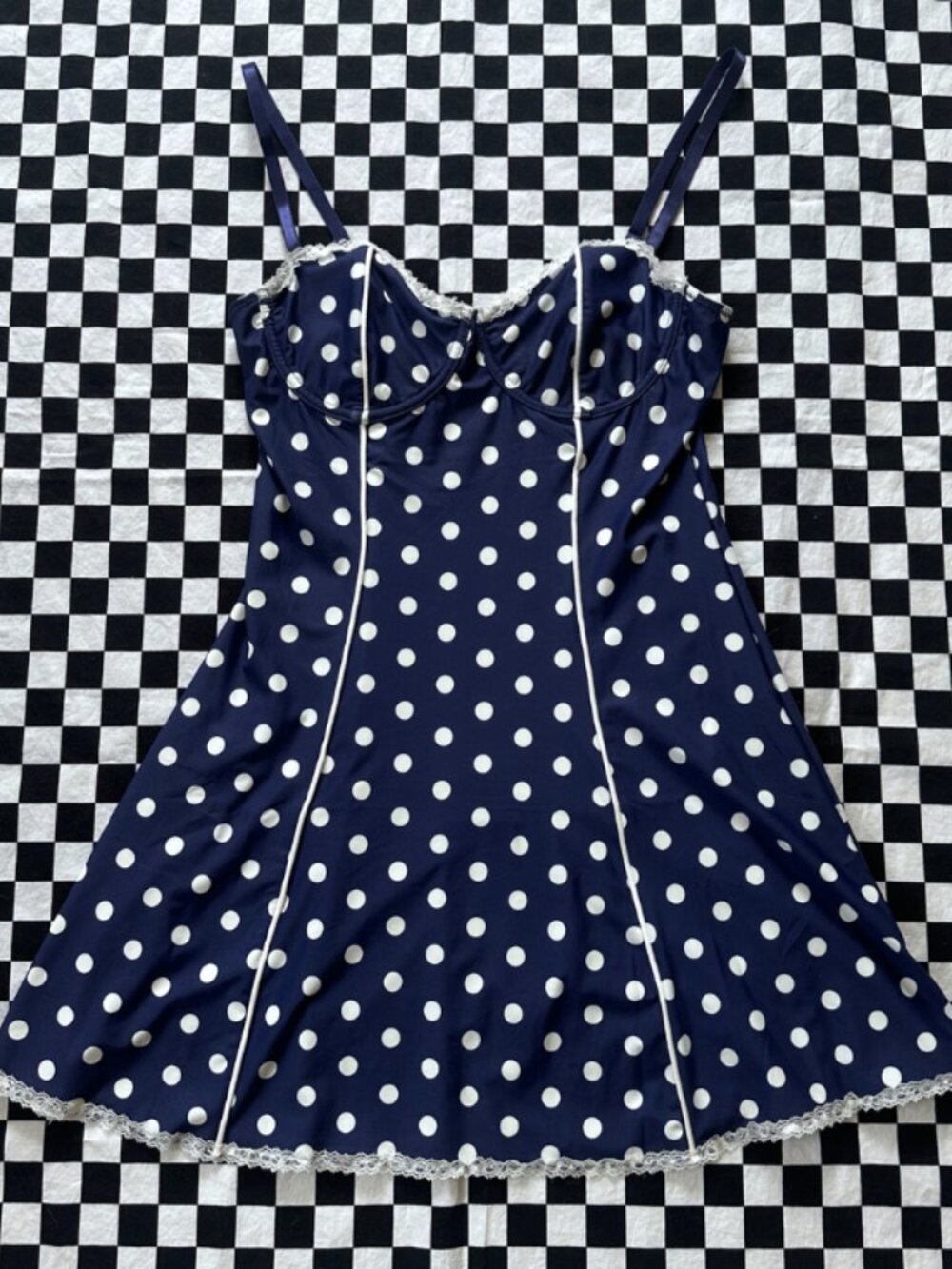 Sugar Thrillz Polka Dot Mini Dress